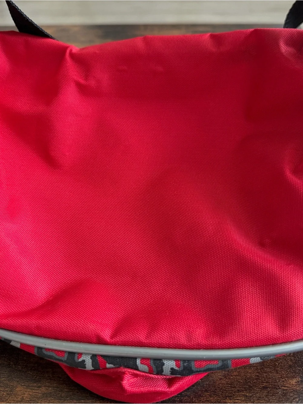 Vintage 1990s ASICS Sundara Red Nylon Waist Fanny Pack Sports Bag Retro